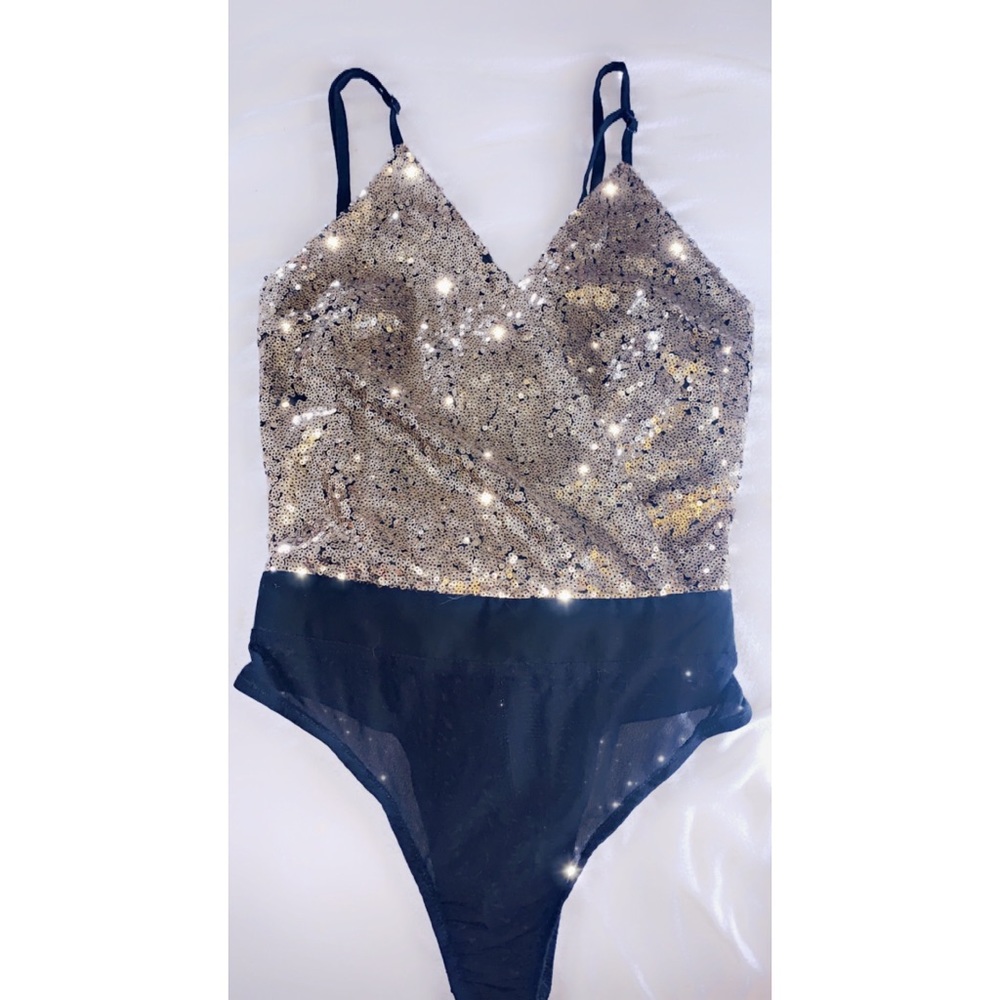 Gold Sparkle Bodysuit
